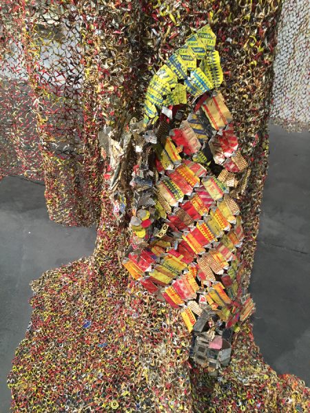 El Anatsui, Gli (Wall), detail