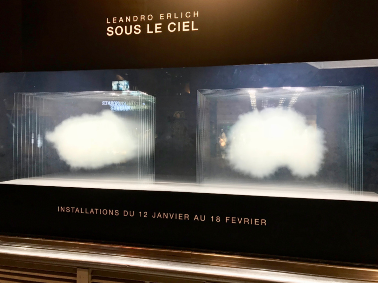 Sous le Ciel, Leandro Erlich exhibition in Le Bon Marche Rive