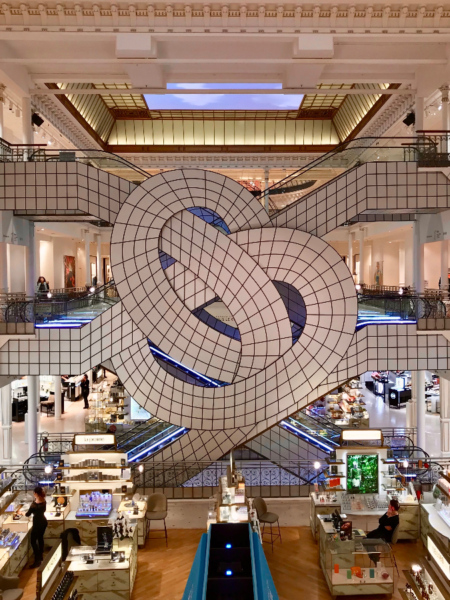 Sous le Ciel, Leandro Erlich exhibition in Le Bon Marche Rive